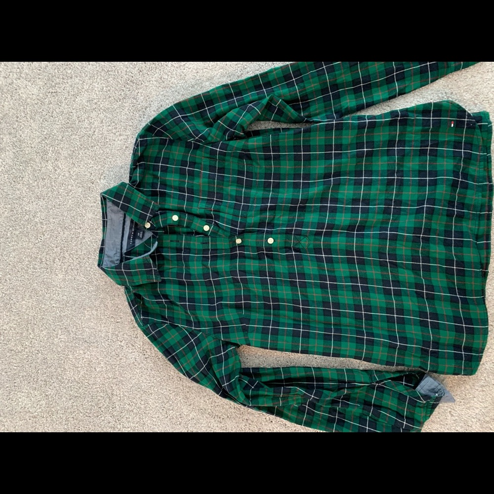 Long sleeve flannel top